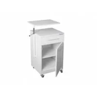 Тумба медицинская металлическая Белмедматериалы ТО1 (с поворотным столиком)