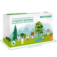 Модульный массажный коврик Орто - Игра "Сундучок здоровья"