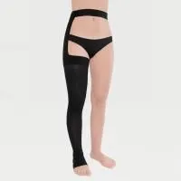 Моночулок IDEALISTA ID-330 2 класс компрессии с открытым носком цвет черный 