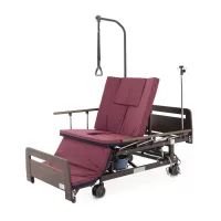 Кровать механическая MED-MOS Е-45А ЛДСП венге с туалетом и функцией переворота