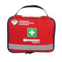 Аптечка для оказания первой помощи с применением медицинских изделий пострадавшим в дорожно-транспортных происшествиях автомобильная по приказу 260н МЕДПЛАНТ в сумке-чехле Волонтер-6, артикул 1662