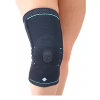 Бандаж на коленный сустав Talus КС-607, c силиконовым кольцом и пружинными ребрами жесткости, компрессионный