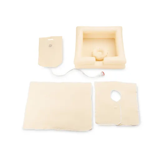 Ванна надувная Армед LUX для мытья головы лежачим пациентам в комплекте емкость, защитный фартук, подстилка