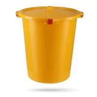 Контейнер (бак) с крышкой для сбора и хранения мед. отходов МК-07 20.B.3.В.78 (35л) желтый
