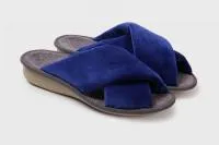Тапочки ортопедические Luomma LM-810.046, цвет велюр синий 