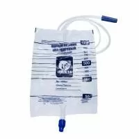 Мочеприемник прикроватный INEKTA 1000 мл с прямым краном, стерильный