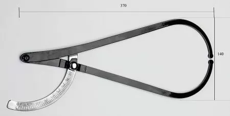 МЖ- 9/45 Тазомер акушерский металлический ТА-М-МИЗ