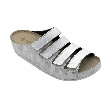 Сабо женские "Luomma" LM-703N.010B белый/милитари 