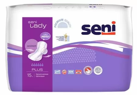 Прокладки урологические Сени Леди Плюс №15