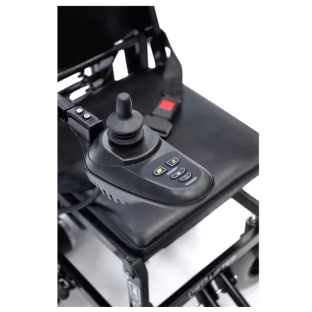 Кресло-коляска с электроприводом и лестничным подъемником MET LIFTER 2, артикул 21095, ширина сиденья 41 см, колеса пневматические