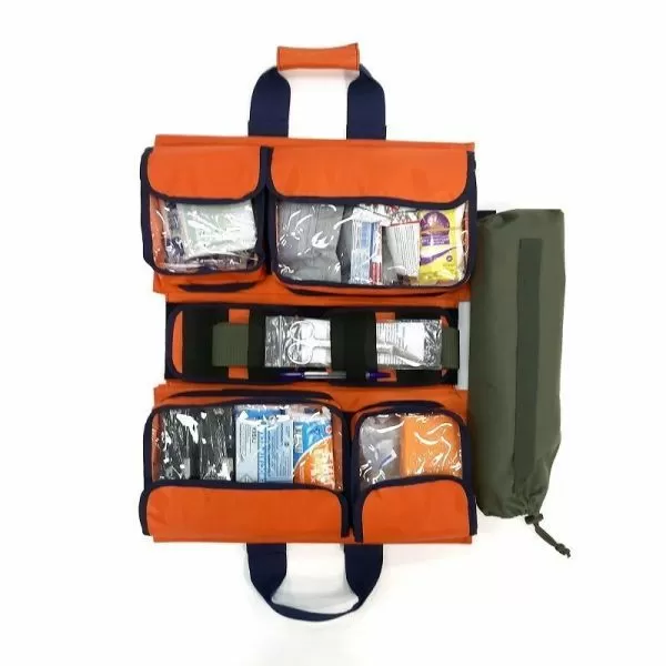 Набор первой помощи НПП расширенный исполнение 2 МЕДПЛАНТ в сумке-трансформере универсальной раскладной СУРт-01, цвет оранжевый, артикул 1518