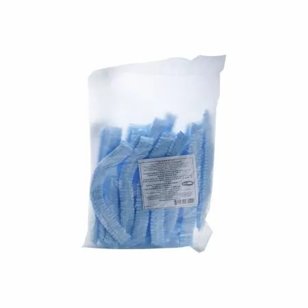 Шапочка клип-берет Н70012977 голубой, плотность18, 25 штук в упаковке