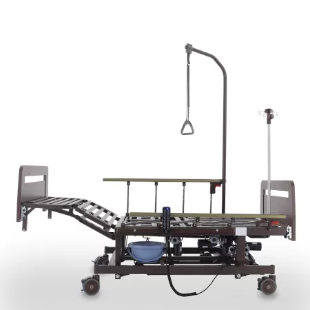 Кровать электрическая MED-MOS DB-11А ЛДСП венге с регулировкой высоты, туалетом и функцией переворота