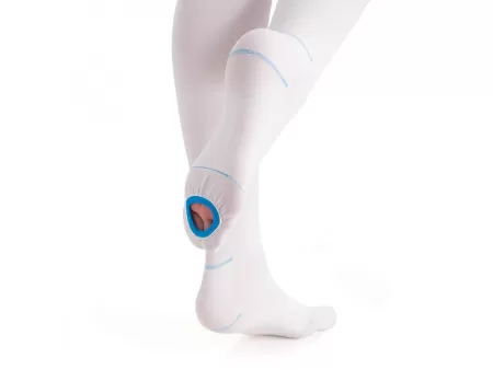 Чулки компрессионные Ergoforma 217 унисекс 1 класс компрессии антиэмболические для операции белые 