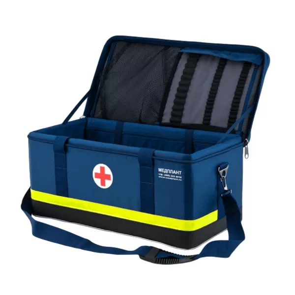 Набор реанимационный для оказания скорой медицинской помощи МЕДПЛАНТ НРСП-02 по приказу № 1165н в сумке СР-03, артикул 1057