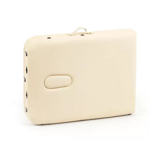 Стол массажный MET Comfort A3, артикул 18465, 3-х секционный складной алюминиевый, кремовый