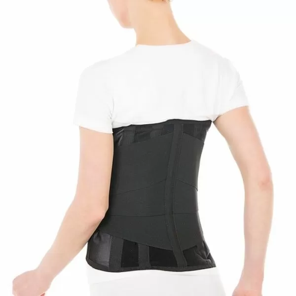 Корсет ортопедический  грудопояснично-крестцовый Тривес Т-1553/Т.56.23, 4 ребра жесткости, ширина 35см, черный  