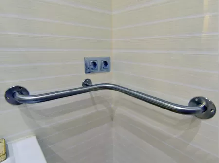 Поручень для инвалидов ИНВА ПУ-02.03.500.500.90Н угловой (внутренний угол)