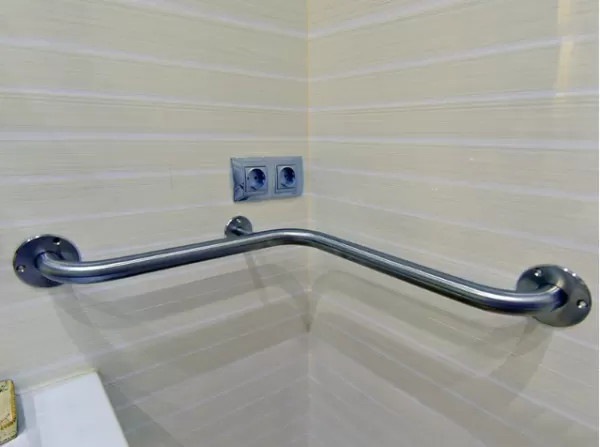 Поручень для инвалидов ИНВА ПУ-02.03.500.500.90Н угловой (внутренний угол)