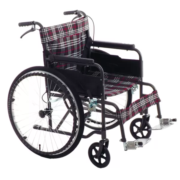 Кресло-коляска MET STADIK 300, артикул 20467, легкая, ширина сиденья 46 см, колеса пневматические