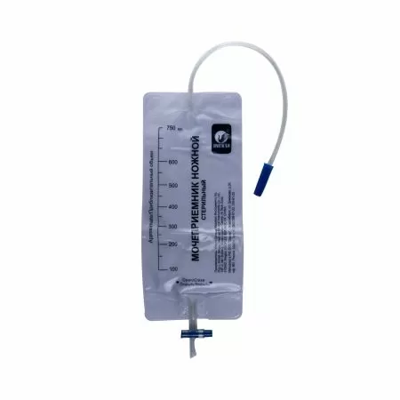 Мочеприемник INEKTA носимый ножной 750мл, длина трубки 30 см, упаковка 10 штук