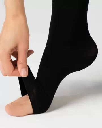 Гольфы компрессионные OFA BAMBERG Classic унисекс с открытым носком 2 класс компрессии цвет черный 