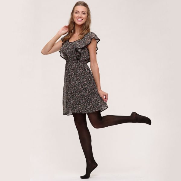 Колготки компрессионные Ergoforma 121 2 класс компрессии полупрозрачные черные 