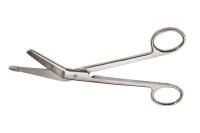 Ножницы для разрезания повязок с пуговкой гориз/изогн 185 мм Hilbro 24.0013.19 (по Листеру)