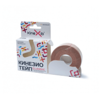 Кинезио-тейп Kinexib Классик (5м*5см) бежевый