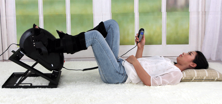 Простой педальный тренажер Mini Bike с электроприводом с подъемным основанием LY-901-FMB