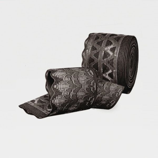 Чулки компрессионные IDEALISTA ID-301T женские 1 класс компрессии с закрытым носком полупрозрачные с кружевной резинкой цвет черный