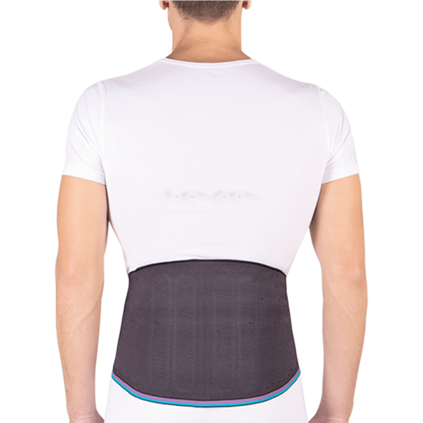 Корсет ортопедический для мужчин Тривес Evolution Т-1581, высота 25см, 4 ребра жесткости, черный 