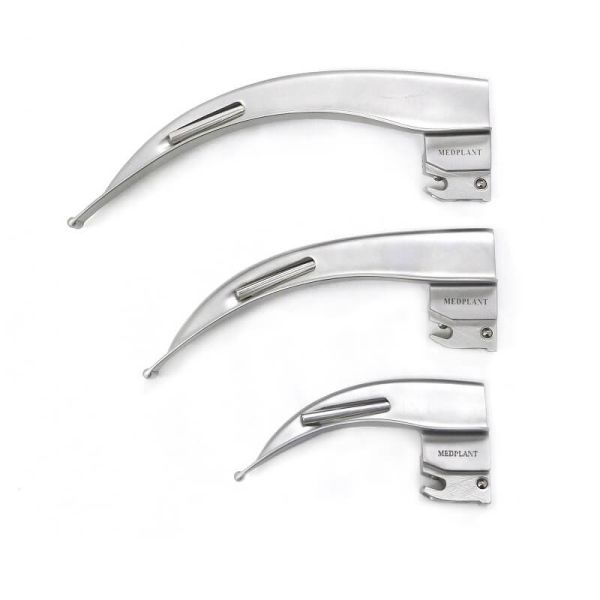 Ларингоскоп волоконно-оптический для экстренной медицины МЕДПЛАНТ ЛЭМ-02/ВО детский, 4 клинка, артикул 1260