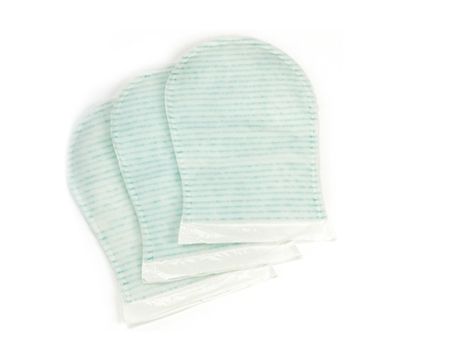 Рукавицы для мытья сухие пенообразующие Dispobano Glove с Алоэ (20шт) 0000308D