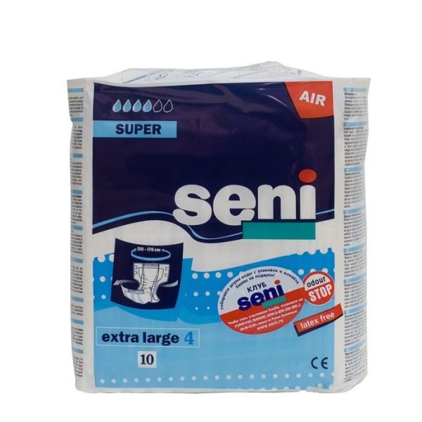 Seni Super Подгузники для взрослых Extra Large №10