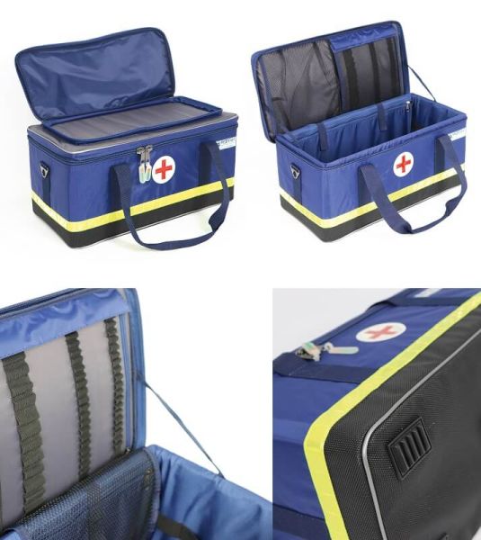 Набор реанимационный для оказания СМП МЕДПЛАНТ НРСП-01 в сумке реанимационной СР-03 с набором для коникотомии, с аспиратором, артикул 455